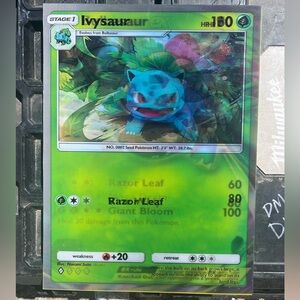 Bulbasaur Ivysaur Venusaur 3D Holographic Lenticular Poster
